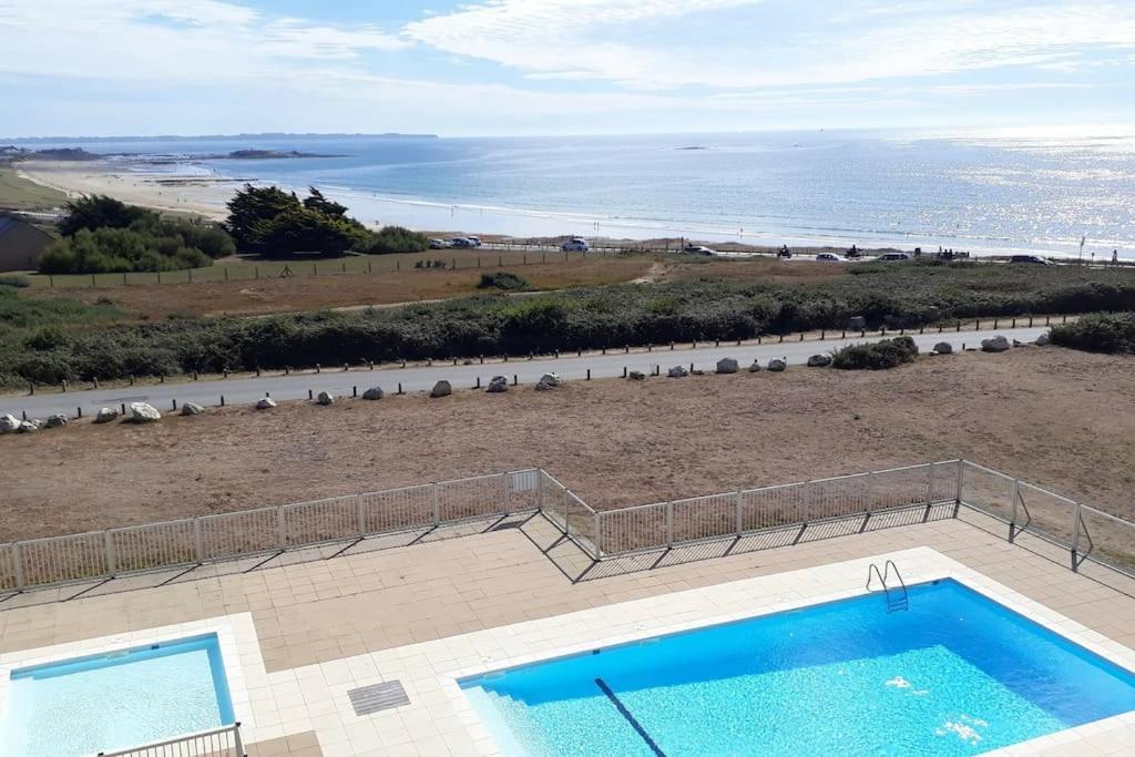 Appartamento Beau T2 face à l ocean vue exceptionnelle Guidel Esterno foto